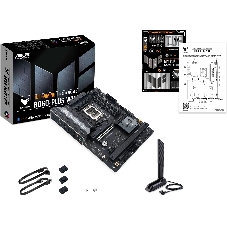Материнская плата ASUS TUF GAMING B860-PLUS WIFI, LGA1851, Intel B860, 4xDDR5, 4xSATA, 3xM.2, 1xPCIe 5.0 x16, DisplayPort, HDMI, USB Type-C, 1x2.5Gb LAN, 5x3.5 мм, 7.1, ATX