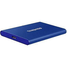 Внешний SSD Samsung T7, 2TB, USB 3.2 Gen 2 Type-C, R/W 1050/1000, синий