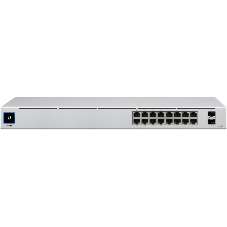 Коммутатор Ubiquiti UniFi USW-16-POE 2SFP 8PoE+ 42W управляемый