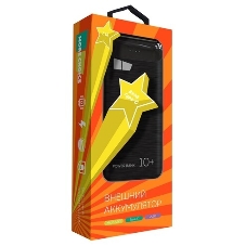 Портативный аккумулятор More choice (4620202550590) PB55-10 с кабелем 1USB 3.0A 22.5W PD - 10000mAh черный