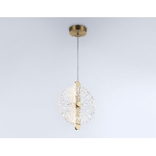 Светильник Ambrella light LH31147 BS/CL латунь/прозрачный 13W 3000K 280*60*350