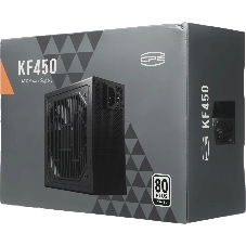 Блок питания PCCooler KF450, 450Вт, 80+ Standard, 120мм, немодульный, черный