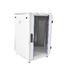 Шкаф коммутационный ЦМО ШТК-М-18.6.8-1ААА 18U 600x820 мм пер. дв. стекл задн. дв. стал. лист 2 бок. пан. направл. под закл. гайки 270 кг серый