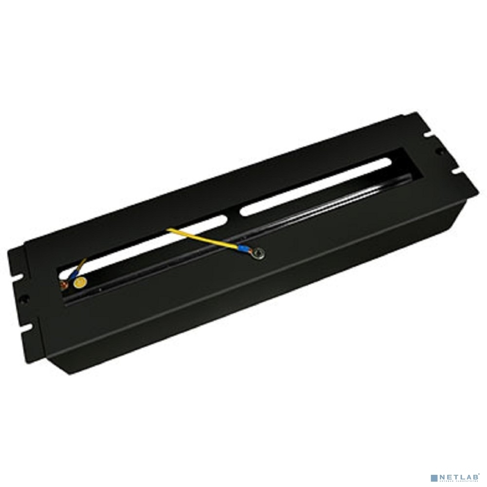 Корпус с DIN-рейкой Cabeus PS-3U-BK на 22 места, 19 дюймов, 3 юнита, цвет черный (RAL 9004)