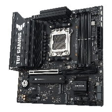 Материнская плата ASUS TUF GAMING B850M-E WIFI, AM5, AMD B850, 4xDDR5, 4xSATA, 3xM.2, 1xPCIe 5.0 x16, 1xPCIe 4.0 x16, 1xPCIe 3.0 x1, 1xHDMI (v2.1), 2xDP (v1.4), 1x2.5Gb LAN, Wi-Fi 6E, Bluetooth 5.3, 1xUSB-C 10Gbps, 2xUSB-A 10Gbps, 2xUSB-A 5Gbps, 4xUSB-A 2.0, 1xPS/2, 3x3.5 мм, 7.1, mATX