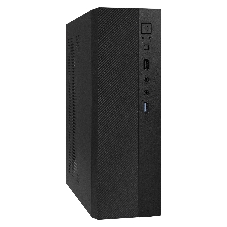 Компьютерный корпус Desktop ExeGate MI-301U-250 (mATX/mini-ITX, 1U-F250S 4см, 1хUSB+1хUSB 3.0, аудио, черный)