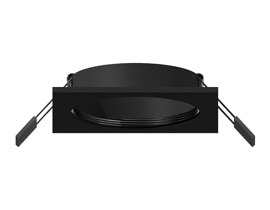 Корпус светильника C7632 SBK черный песок 92*92*H25mm MR16 GU5.3