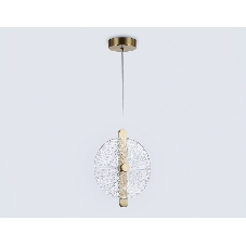 Светильник Ambrella light LH31147 BS/CL латунь/прозрачный 13W 3000K 280*60*350