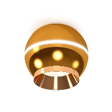 Светильник Ambrella Light XS1105002 PYG золото желтое полированное MR16 GU5.3 LED 3W 4200K (C1105, N7034)
