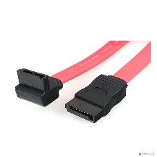 Кабель интерфейсный SATA Cablexpert CC-SATADATA90-N, Sata3 7pin/7pin угловой, медн.проводник, 50 см, пакет