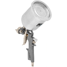 Краскопульт пневматический Matrix краскораспылитель пневмат. с верхним бачком v=1.0л + сопла