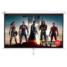 Экран 299x168см Wallscreen 16:9 настенно-потолочный рулонный белый135'