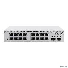 Коммутатор на 16 гигабитных портов и 2 SFP+ MikroTik CSS318-16G-2S+IN