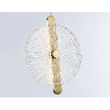 Светильник Ambrella light LH31147 BS/CL латунь/прозрачный 13W 3000K 280*60*350