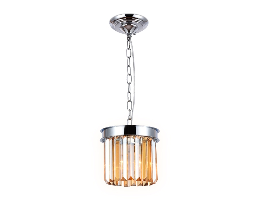 Светильник Ambrella light TR5102 CH/TI хром/янтарь E14 max 40W D200*575