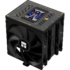 Устройство охлаждения(кулер) Thermalright Burst Assassin Vision 120 Soc-AM5/AM4/1200/1700/1851 черный 4-pin 25.6dB Al+Cu LCD Ret (BA120-VISION-BL)
