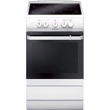 Плита электрическая Hansa FCCW54000 белый, конфорок 4 шт, духовка 68 л, 50 см x 85 см x 60 см