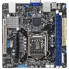 Материнская плата серверная ASUS P12R-I, LGA 1200, Intel C252, 2xDDR4, 6xSATA, 1xM.2, 1xPCI-E 4.0 x16, 2x1Gb LAN, 4xUSB-A 3.2 Gen 1, 1xVGA, COM-порт, Mini-ITX