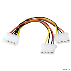Разветвитель питания IDE-устройств Molex (IDE) в 2*Molex (IDE), 15 см ExeGate