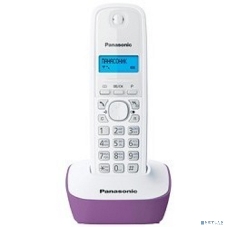Телефон беспроводной (DECT) Panasonic KX-TG1611RUF (сиреневый) АОН, Caller ID,12 мелодий звонка,подсветка дисплея,поиск трубки