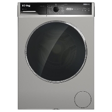 Стиральная машина Korting KWM 58ILS1297 S Серебристый, загрузка фронтальная 9 кг, 1200 об/мин., класс: А+++