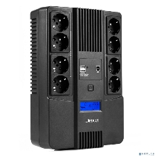 Источник бесперебойного питания Бастион SKAT-UPS 800-AID-IN-1x9-8 ИБП 220В 480Вт, LCD, АКБ 1x 9А·ч, line interactive, мод.синус, 8хSchuko,2xUS (8933)