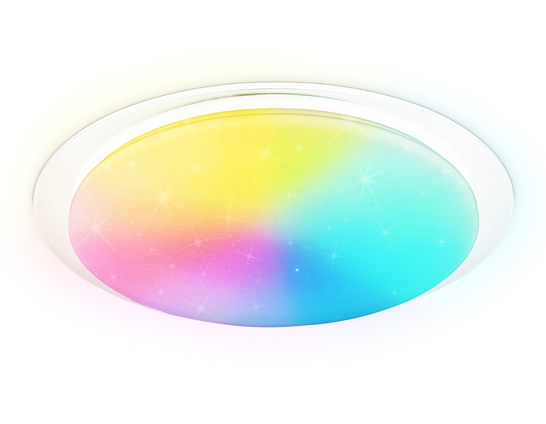 Светодиодный светильник RGB Ambrella light FZ770 WH белый IP20 42W 3000-6500K+RGB 450*55 (ПДУ ИК)