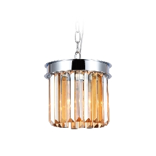 Светильник Ambrella light TR5102 CH/TI хром/янтарь E14 max 40W D200*575
