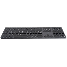 Клавиатура Oklick K867W беспроводная, Bluetooth, радиоканал, серый