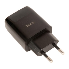 Сетевое зарядное устройство QC 3.0/ HOCO HC-32507 C72Q/ 1 USB/ Выход: 5V_9V_12V, 18W, черный