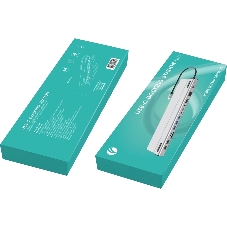 Адаптер VCOM TypeC -->3*USB3.0+2*USB2.0+VGA+RJ45+SD+TF+AUD+HDMI+DP+2*USB3.1 Data+PD