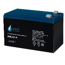 Батарея для ИБП Парус-электро HM-12-9 (AGM/12В/9,0А·ч/клемма F2)