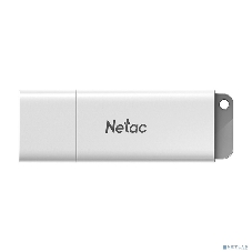 Флешка USB Netac U185 (NT03U185N-004G-20WH), 4Gb, USB 2.0, R/W 25/10, белый/серый