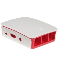 Корпус RA129 red-белый для микрокомпьютера Raspberry Pi 3. ACD Red+White ABS Plastic case for Raspberry Pi 3