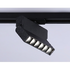 Трековый однофазный светодиодный светильник Ambrella light GL6814 BK черный LED 6W 4200K 24° 115*22*87
