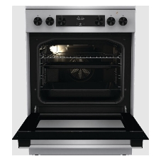 Плита электрическая Gorenje GECS6C70XC серебристый, конфорок 4 электрических, духовка 71 л, 60 см x 85 см x 60 см