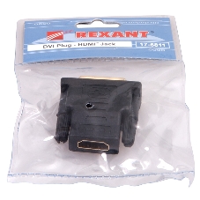 Переходник Rexant шт.DVI - гн.HDMI GOLD