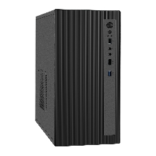 Компьютерный корпус Minitower ExeGate BAA-303MU-UNS450 (mATX, БП UNS450 с вент. 12см, 2*USB+1*USB 3.0, HD Audio, черный)