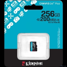 Флеш карта microSDXC 256Gb Kingston SDCG4/256GbSP Canvas Go! Plus V10 A2 w/o adapter