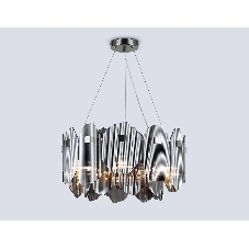 Светильник Ambrella light LH31201/6 SN/SM сатин никель/дымчатый E14*6 max 40W D510*270
