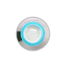 Светильник Ambrella light TN351 CH/BL хром/голубой GU5.3+3W (LED COLD) D95*45