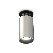Светильник Ambrella Light XS6324101 SSL/PBK/SBK серебро песок/черный полированный/черный песок MR16 GU5.3