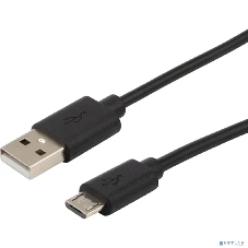 Кабель Rexant (18-1164-2) USB-A – micro USB, 1А, 1,8м, ПВХ, черный