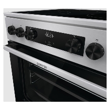 Плита электрическая Gorenje GECS6C70XC серебристый, конфорок 4 электрических, духовка 71 л, 60 см x 85 см x 60 см