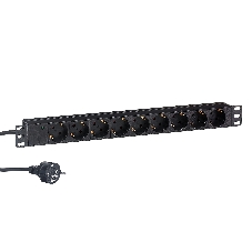 Блок розеток горизонтальный ExeGate ServerPro PDU-19H903 Al-9S-EU2, 19