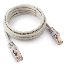 Патч-корд FTP Cablexpert cat.5e, 2м, литой, многожильный серый