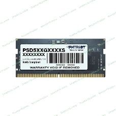 Оперативная память Patriot Signature, DDR5, 16GB (1x16 GB), 5600 MHz, CL46, SO-DIMM