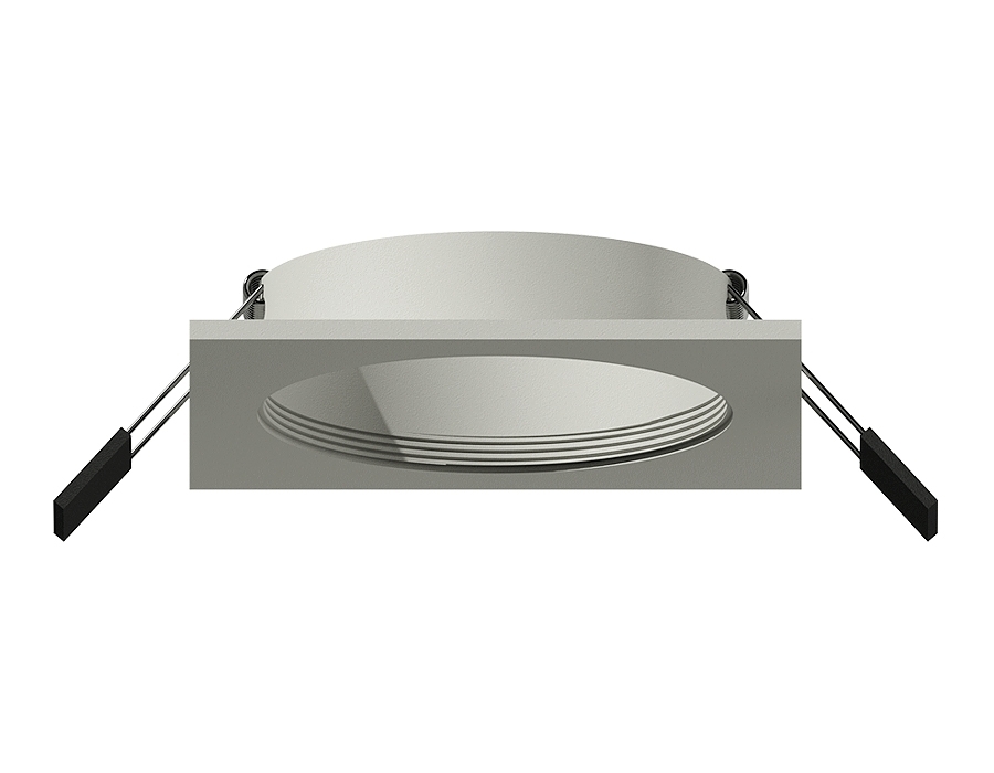 Корпус светильника C7633 SGR серый песок 92*92*H25mm MR16 GU5.3