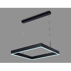 Светильник Ambrella light FA6626 BK черный 65W 600*600*720 (ПДУ РАДИО 2.4G)
