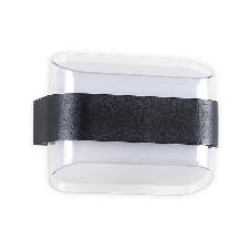 Настенный светодиодный светильник Ambrella light FW301 SBK черный песок LED 3000К 10W 160*130*75